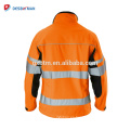 Winter Construction Workwear Engineer Chaqueta reflectante de seguridad roja